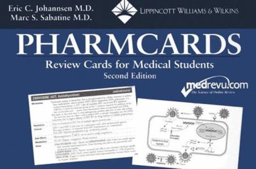 Hardcover Pharmcards: Review Cards for Medical Students Book