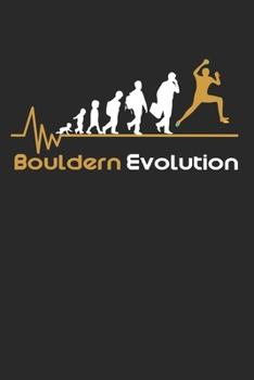 Bouldern Evolution: Notebook/Diary/Organizer/Dotted pages/ 6x9 inch