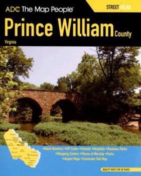 Paperback ADC Prince William County Virginia Street Atlas Book