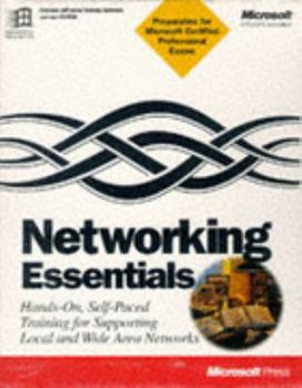 Paperback Networking Essentials: Hands-On, Self-Paced Training for Supporting Local and Wide Area Networks Book