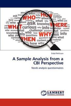 Paperback A Sample Analysis from a Cbi Perspective Book