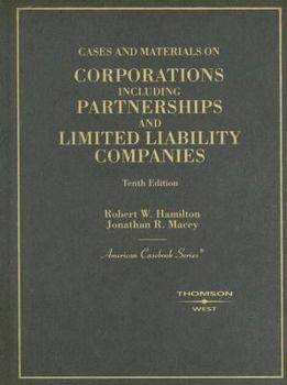 Hardcover Cases and Materials on Corporations: Including Partnerships and Limited Liability Companies Book