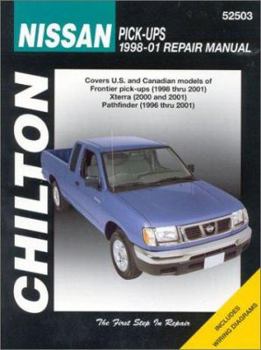 Paperback Chilton's Nissan Pick-Ups, 1998-01 Repair Manual: Covers U.S. and Canadian Models of Frontier Pick-Ups (1998 Thru 2001), Xterra (2000 Thru 2001), Path Book
