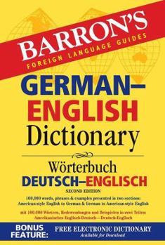 Paperback German-English Dictionary Book