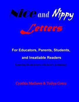 Paperback Nice and Nippy Letters Book