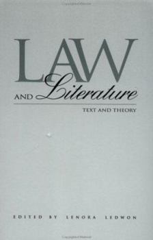 Paperback Law and Literature: Text and Theory Book