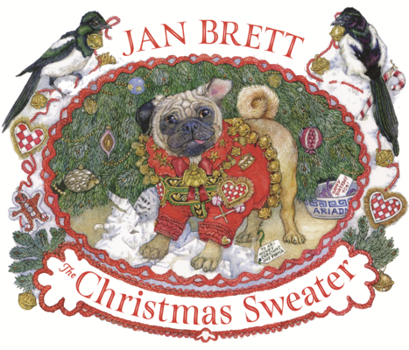 Library Binding Christmas Sweater Book