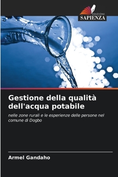 Paperback Gestione della qualità dell'acqua potabile [Italian] Book