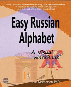 Paperback Easy Russian Alphabet: A Visual Workbook Book