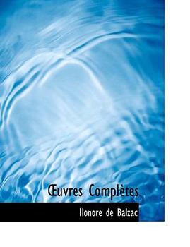Paperback Uvres Completes [Large Print] Book