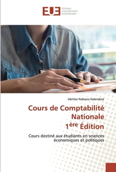 Paperback Cours de Comptabilité Nationale 1ère Édition [French] Book