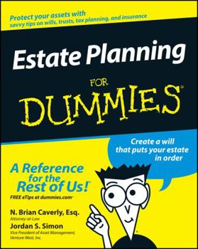 Paperback Estate Planning For Dummies (For Dummies Series) Book