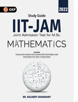 Paperback IIT JAM 2022 Mathematics - Guide by Dr. Kuldeep Chaudhary Book