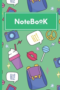 Creative Notebooks: Cute Ruled Notebook Lined School Journal | 120 Pages | 6 x 9" | For Kids Girls Teens Women (Composition Books)