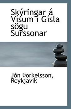 Paperback Skyringar a Visum I Gisla Sogu Surssonar Book
