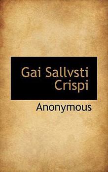 Paperback Gai Sallvsti Crispi Book