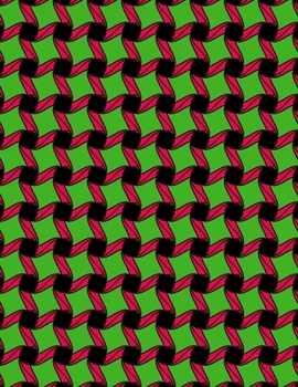 Paperback Cornell Notes Notebook: Abstract 4/Green - Large 8.5"x11" - 140 Page - Cornell Note Taking System for Students - College-Ruled - Softbound - G Book