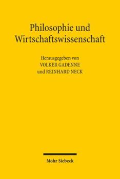 Paperback Philosophie Und Wirtschaftswissenschaft [German] Book