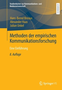 Paperback Methoden Der Empirischen Kommunikationsforschung: Eine Einführung [German] Book