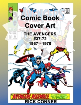 Paperback Comic Book Cover Art THE AVENGERS #37-72 1967 - 1970 Book