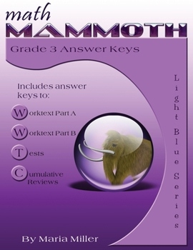 Paperback Math Mammoth Grade 3 Answer Keys Book