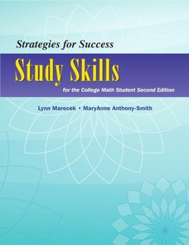 Paperback Strategies for Success: Study Skills for the College Math Student Book