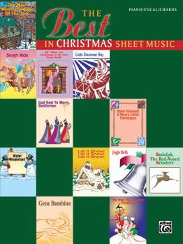 Paperback The Best in Christmas Sheet Music: Piano/Vocal/Chords Book