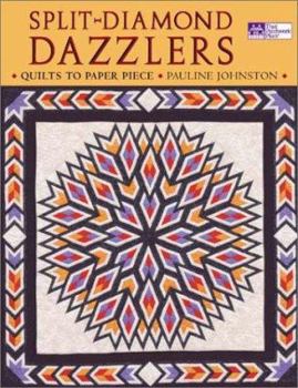 Paperback Split-Diamond Dazzlers: Quilts to Paper Piece Book