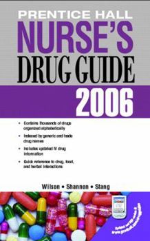 Hardcover Prentice Hall Nurse's Drug Guide 2006 Book