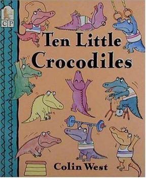 Paperback Ten Little Crocodiles Book