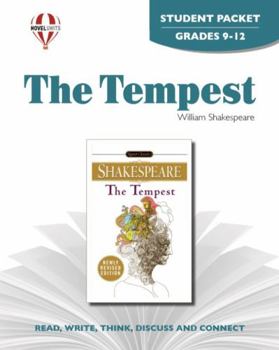 Paperback The Tempest - Student Packet by Novel Units Book