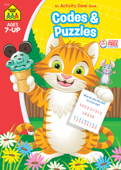 Paperback School Zone Codes & Puzzles Workbook Book