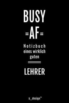 Notizbuch für Lehrer: Originelle Geschenk-Idee [120 Seiten kariertes blanko Papier] (German Edition)