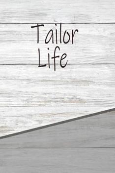 Paperback Tailor Life: Personalized Rustic Isometric Dot Notebook 120 Pages 6x9 Book