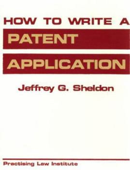 Hardcover How to Write a Patent Application Book