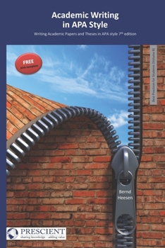 Paperback Academic writing in APA Style: Writing Academic Papers and Theses in APA style 7th edition Book