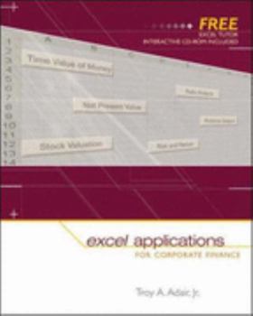 Paperback Excel Applications for Corporate Finance Book