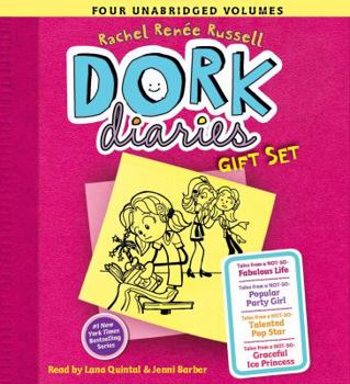 Audio CD Dork Diaries Audio Set: 1-4 Book