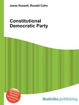 Paperback Constitutional Democratic Party Book