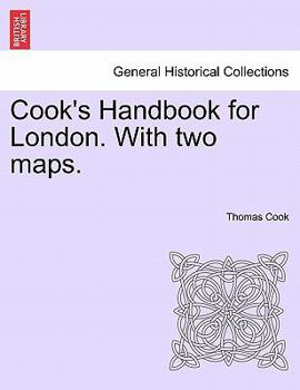 Paperback Cook's Handbook for London. with Two Maps. Book