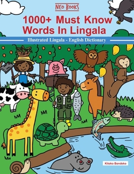 Paperback 1000+ Must Know words in Lingala: Illustrated Lingala-English Dictionary [Lingala] Book