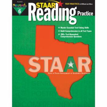Paperback Staar Reading Practice Grade 6 Teacher Resource Book