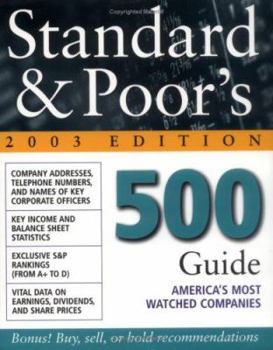 Paperback Standard & Poor's 500 Guide Book