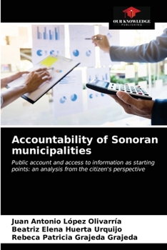 Paperback Accountability of Sonoran municipalities Book