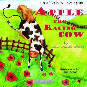 Paperback Apple The racing cow, A valentines day story Book