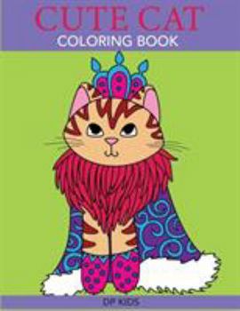 Paperback Cute Cat Coloring Book