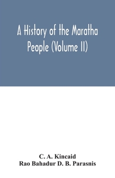 Paperback A history of the Maratha people (Volume II) Book