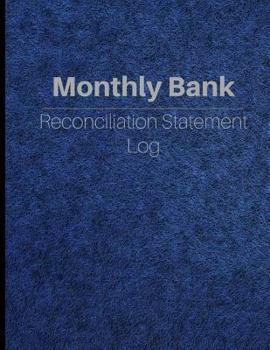 Monthly Bank Reconciliation Statement
