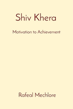 Paperback 'Shiv Khera' Motivation to Achievement: Motivation to Achievement Book