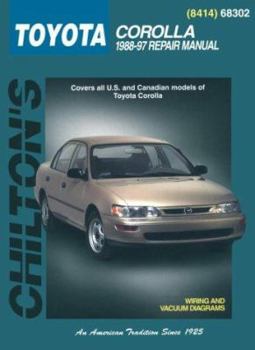 Paperback Toyota Corolla, 1988-97 Book